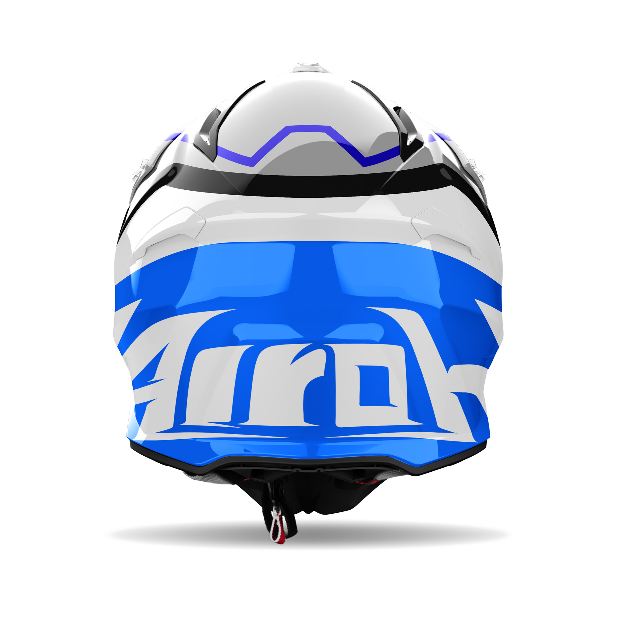 Airoh Aviator Ace 2 Ground Wit - Blauw M - Afbeelding 2