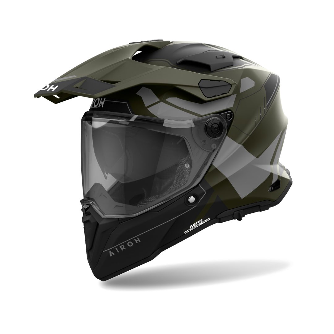 Airoh Commander 2 Reveal Zwart / Groen XXXL