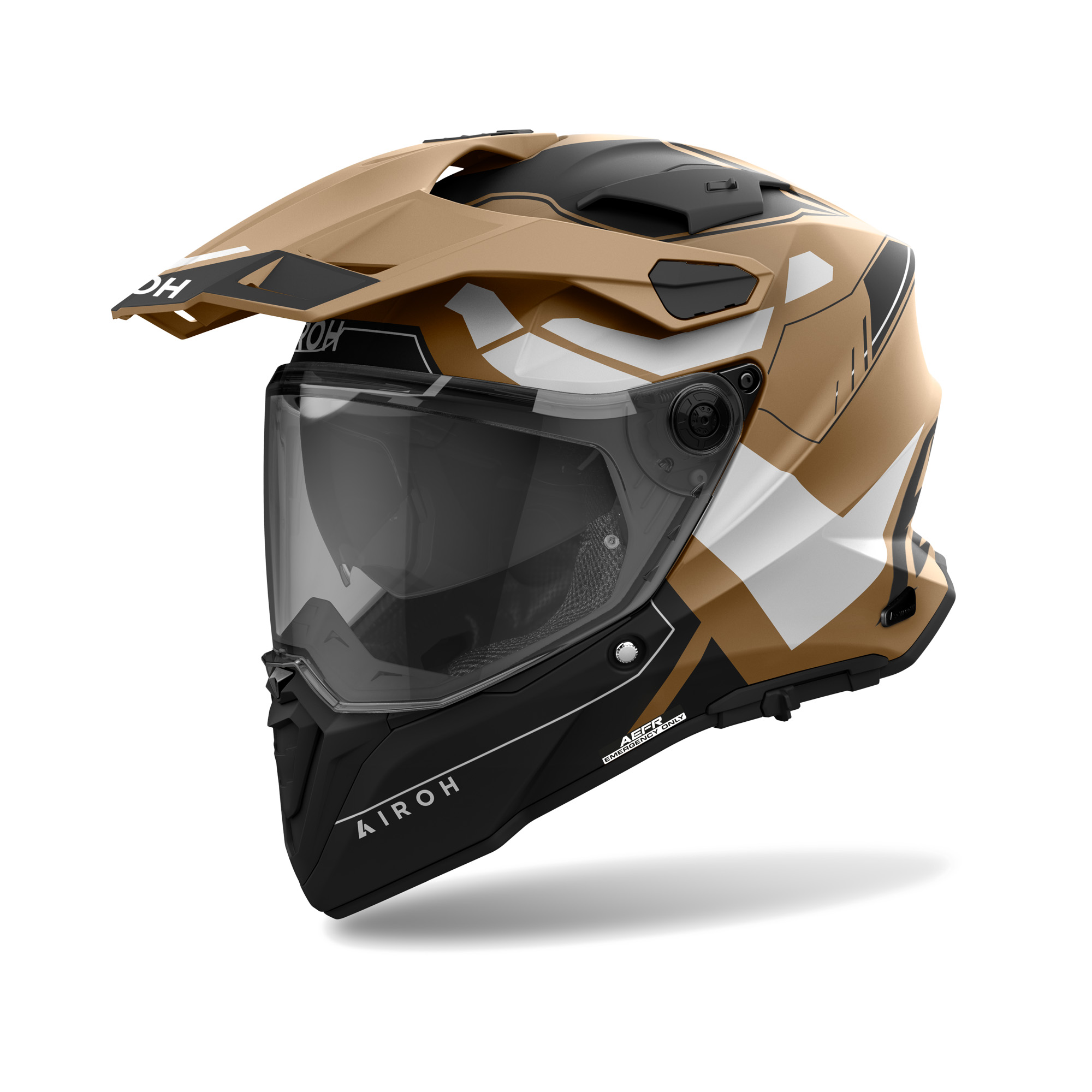 Airoh Commander 2 Reveal Zwart / Bruin M