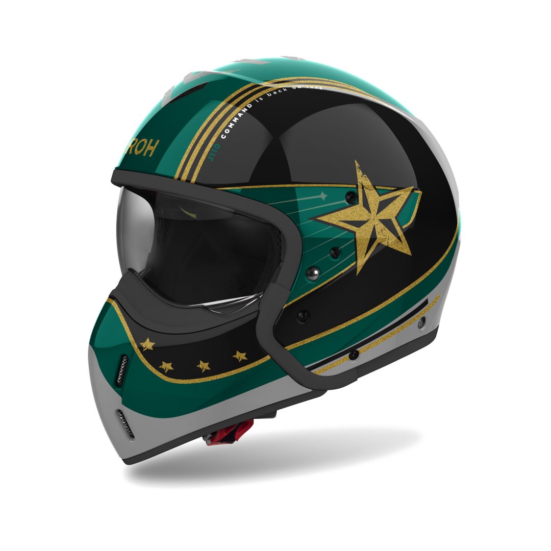 Airoh J110 Command Groen - Zwart XXL