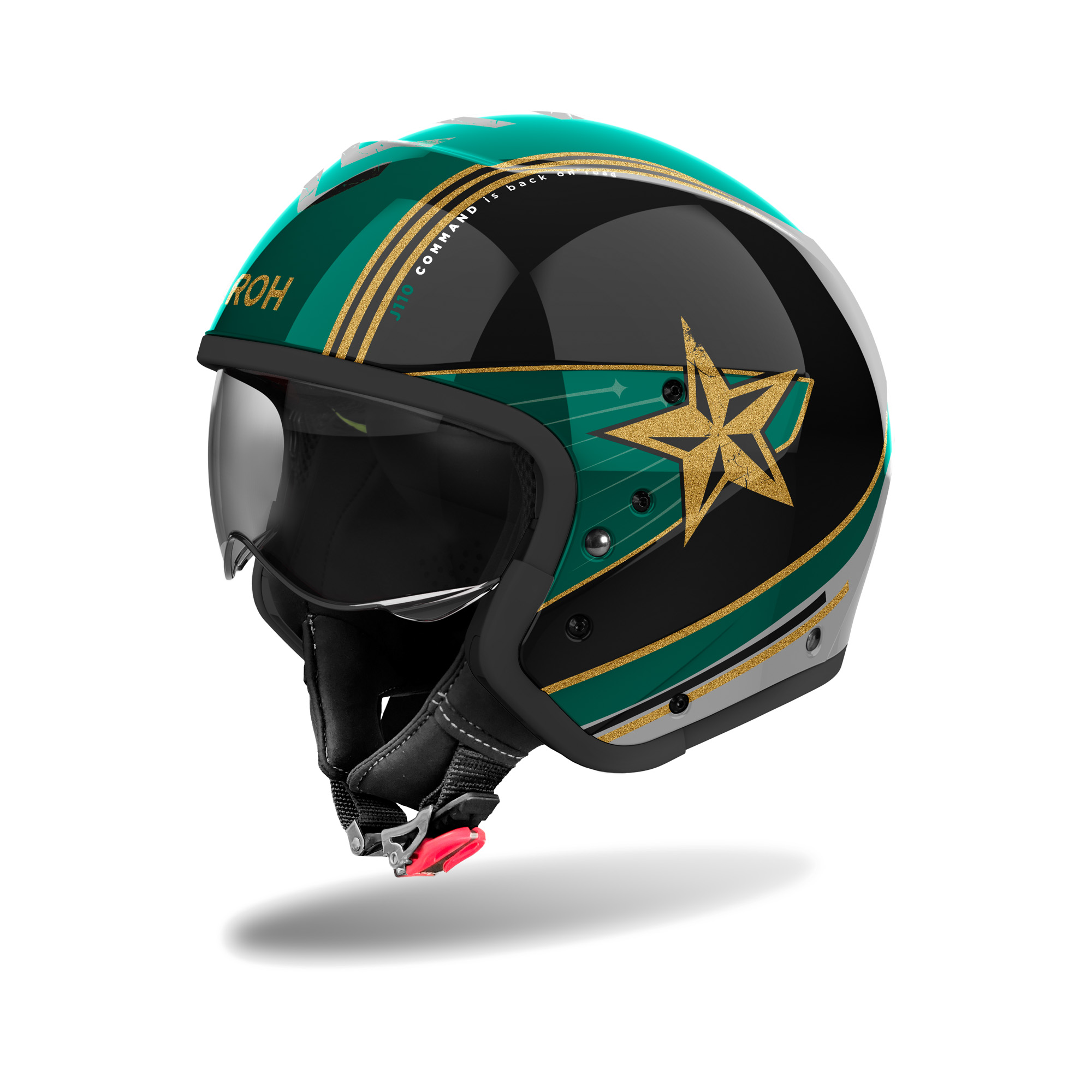 Airoh J110 Command Groen - Zwart S - Afbeelding 2