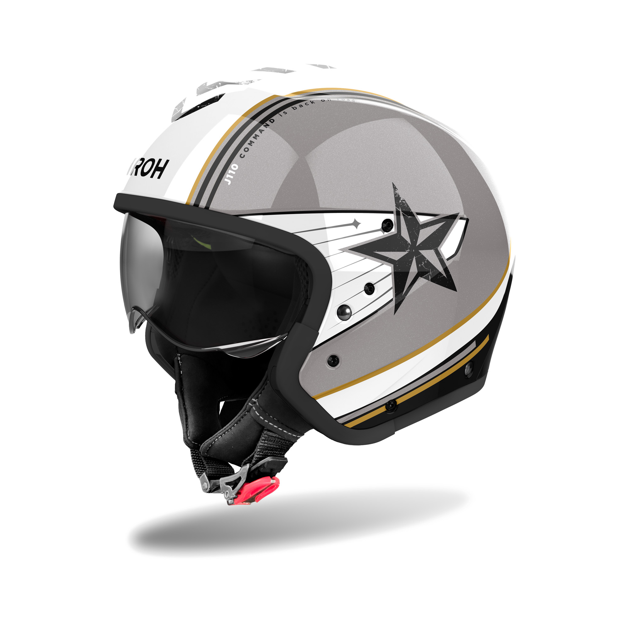 Airoh J110 Command Grijs - Wit XXL - Afbeelding 2