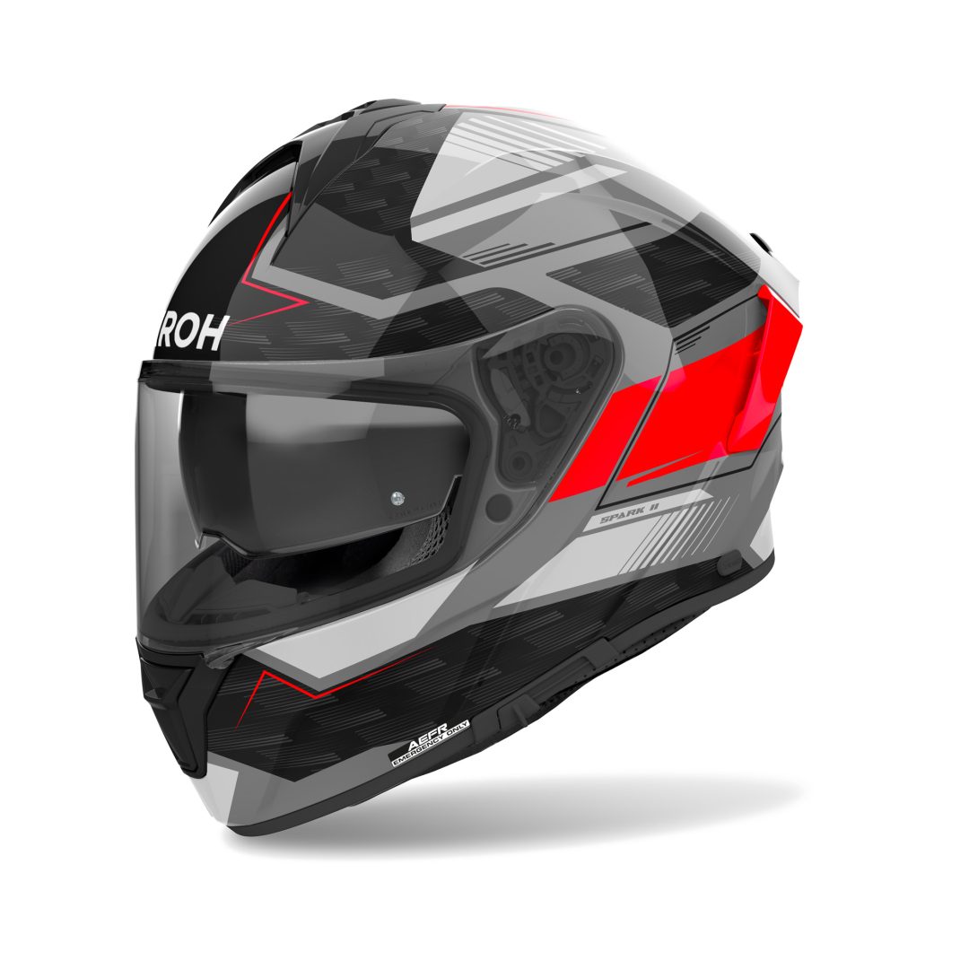 Airoh Spark 2 Zenith Grijs - Rood M