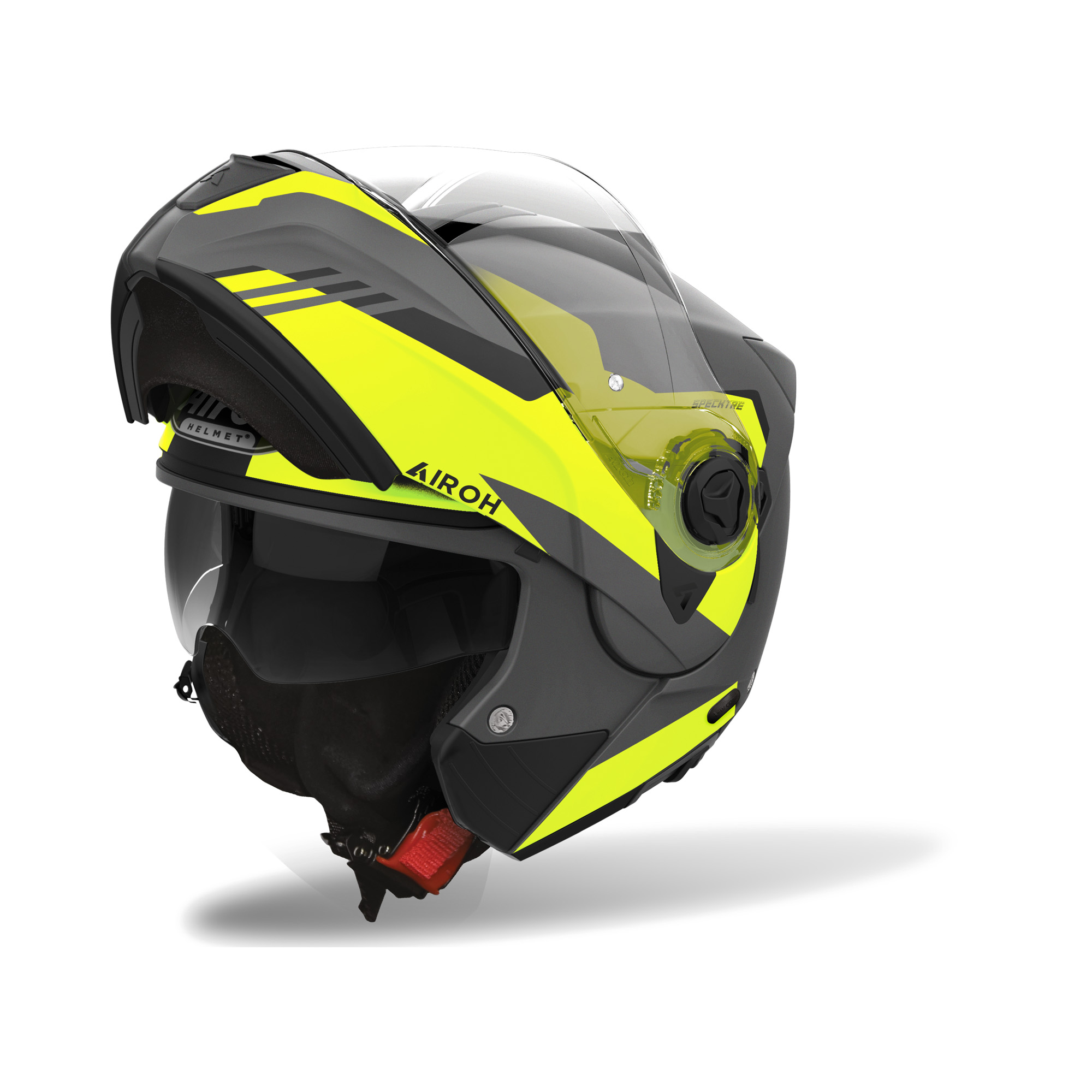 Airoh Specktre Clever Grijs - Geel L - Afbeelding 2