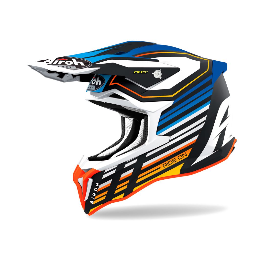 Airoh Strycker Shaded Matblauw S