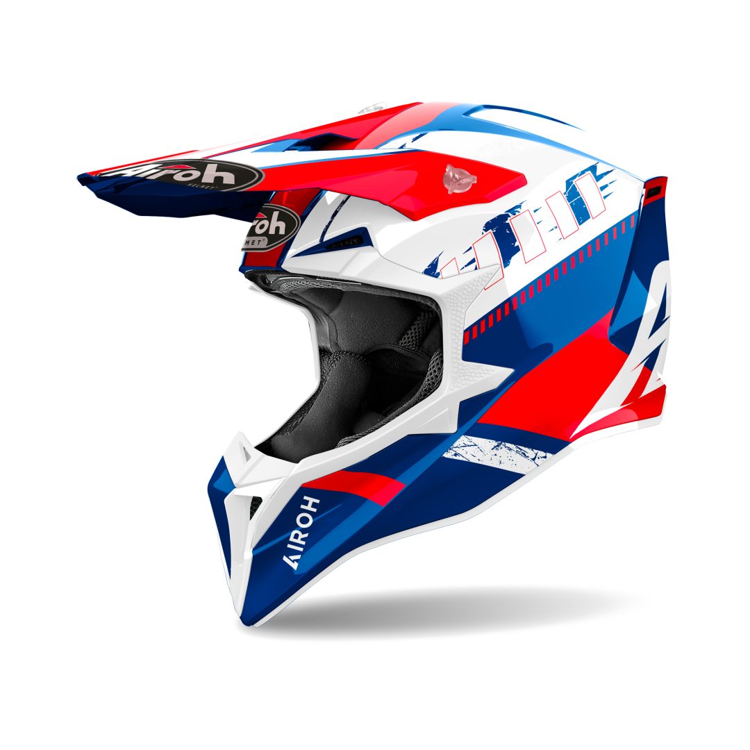 Airoh Wraap Feel Rood - Blauw S