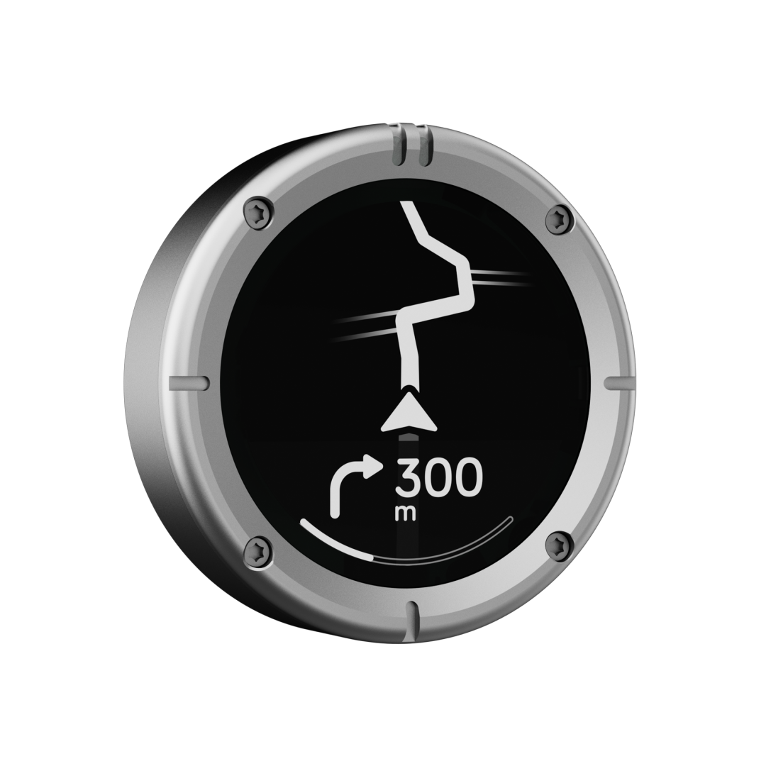 Beeline Navigatiesysteem Moto II Zilver