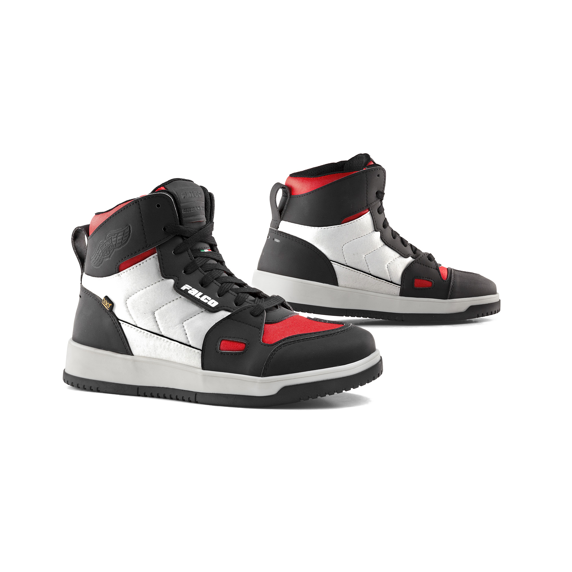 Falco Harlem Wit - Rood maat 39