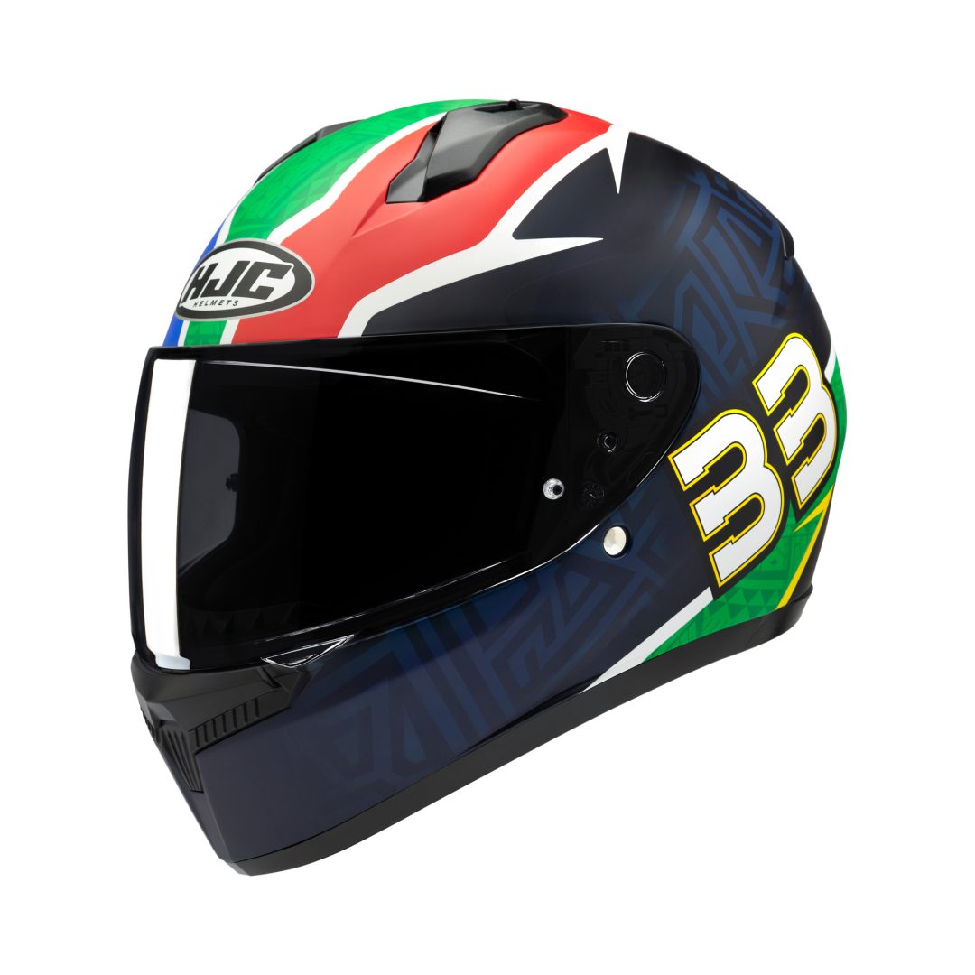 HJC C10 Brad Binder 33 Zwart - Groen XXL