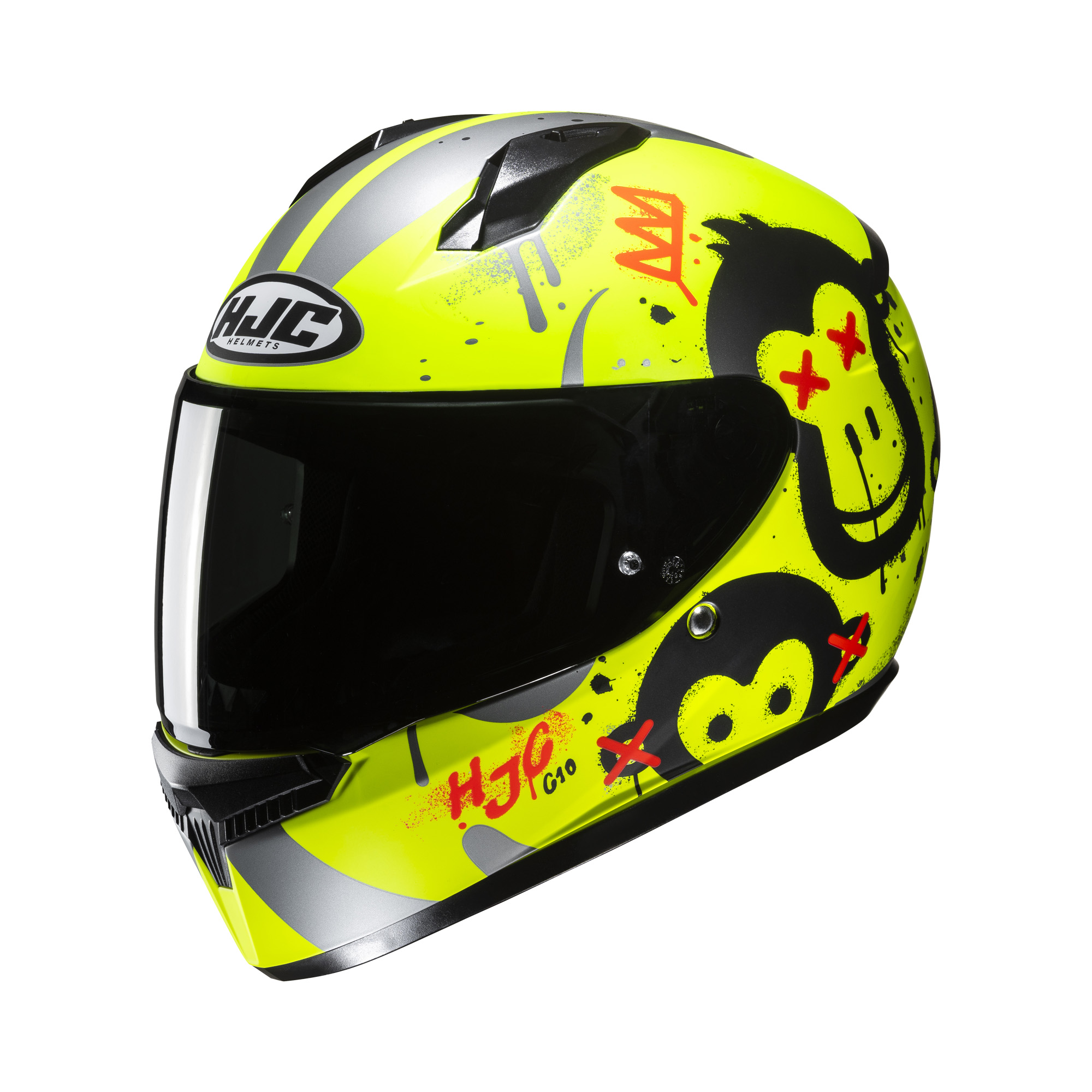 HJC C10 Geti Zwart / Geel XXXS