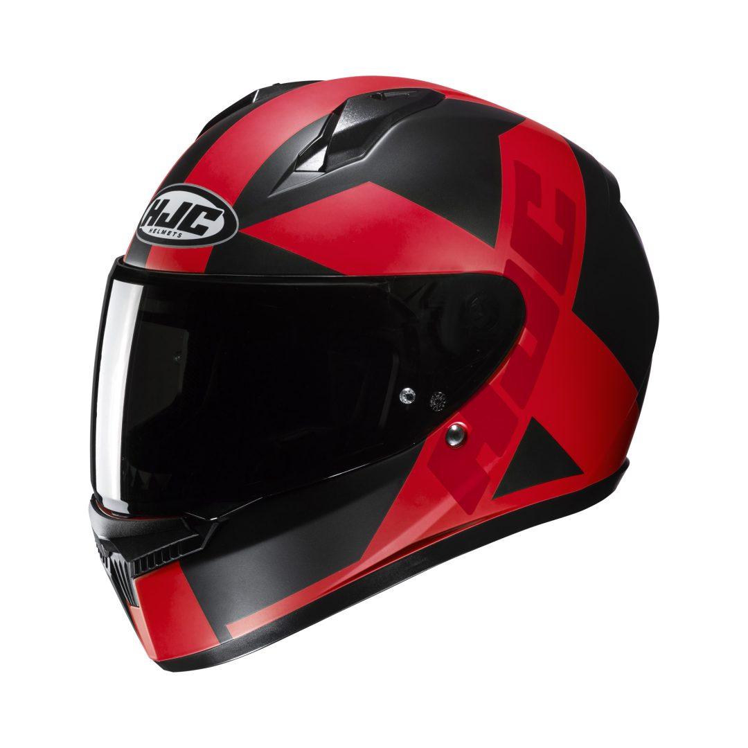 HJC C10 Tez Zwart - Rood XS