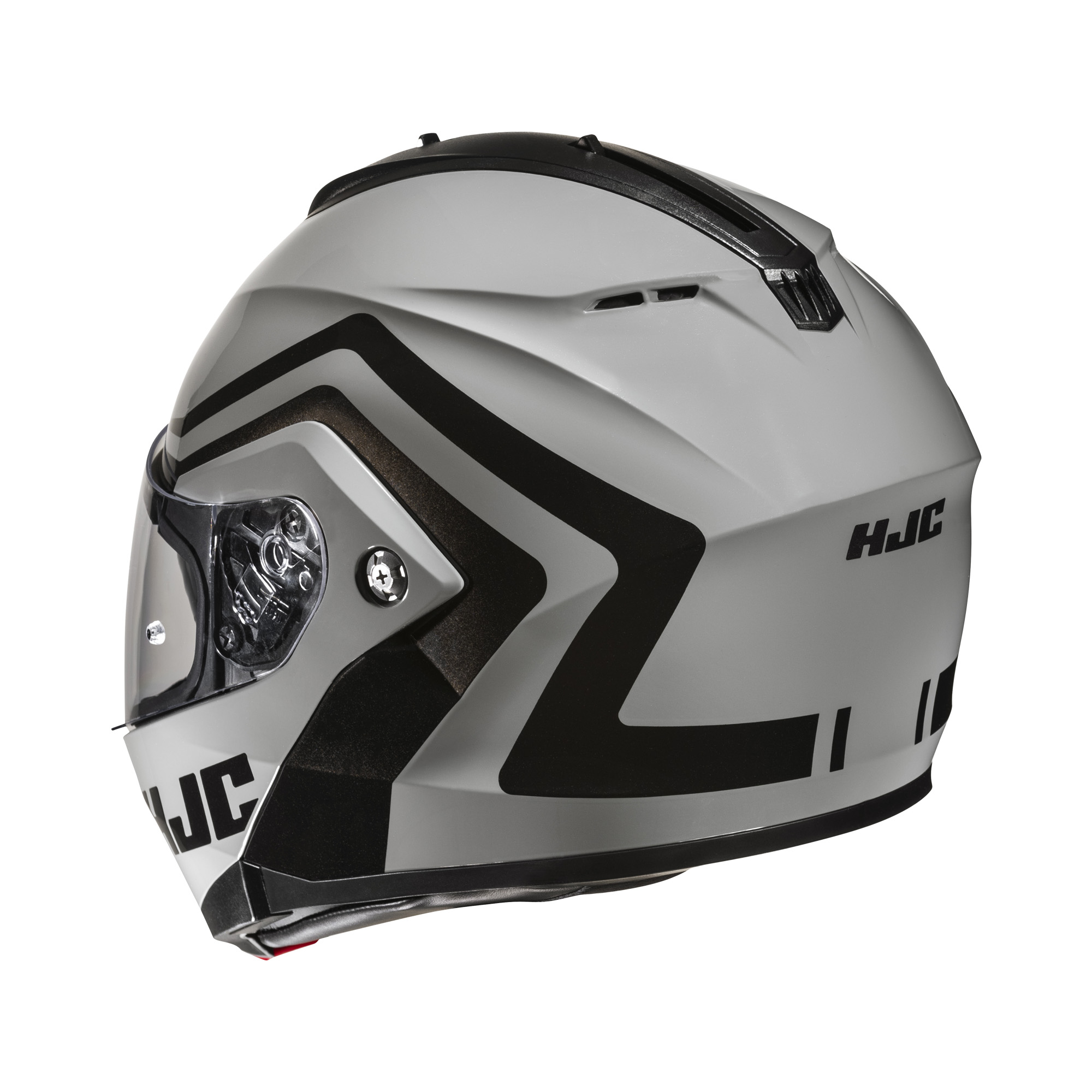 HJC C91N Nepos Zwart - Grijs XXL - Afbeelding 2