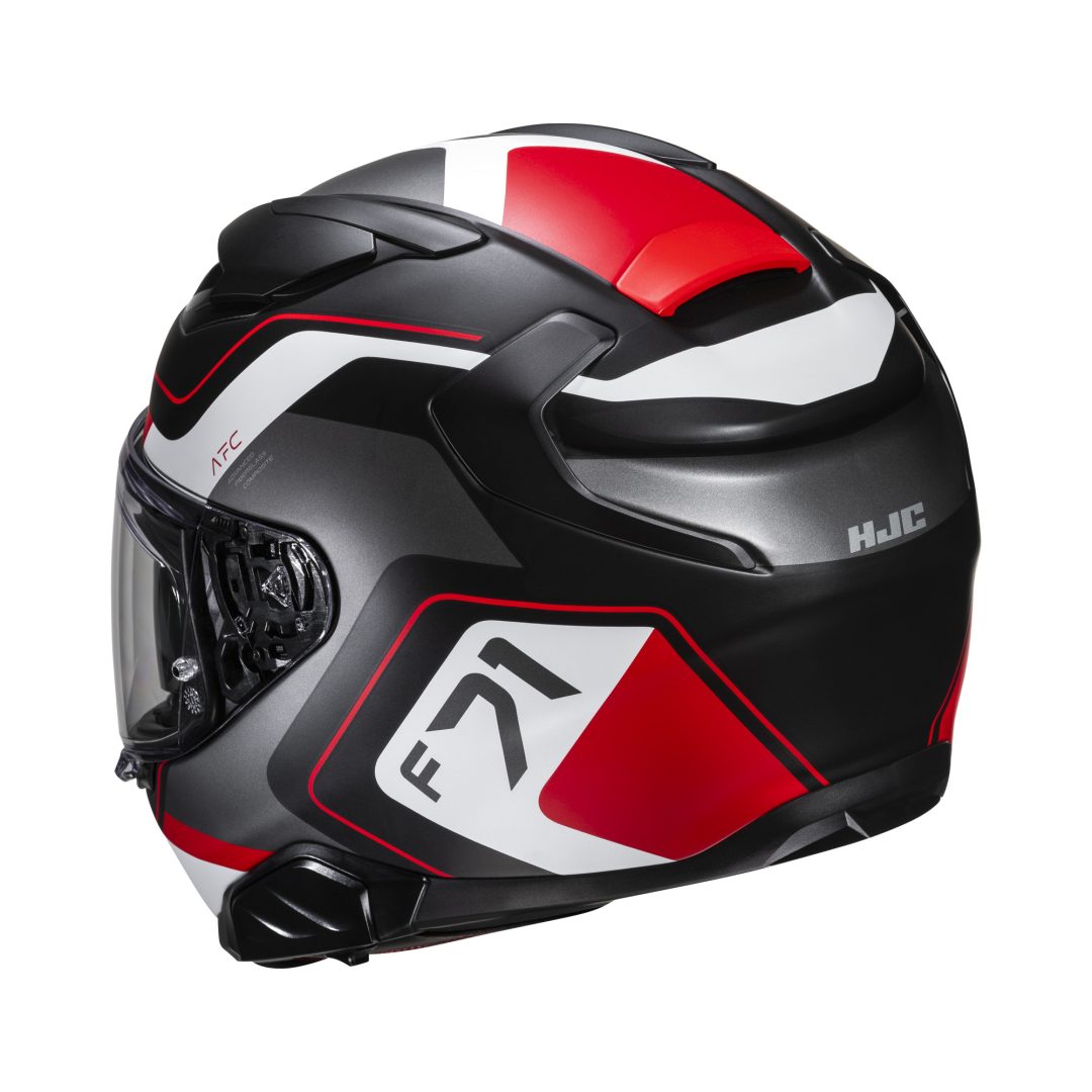 HJC F71 Arcan Zwart - Rood XS