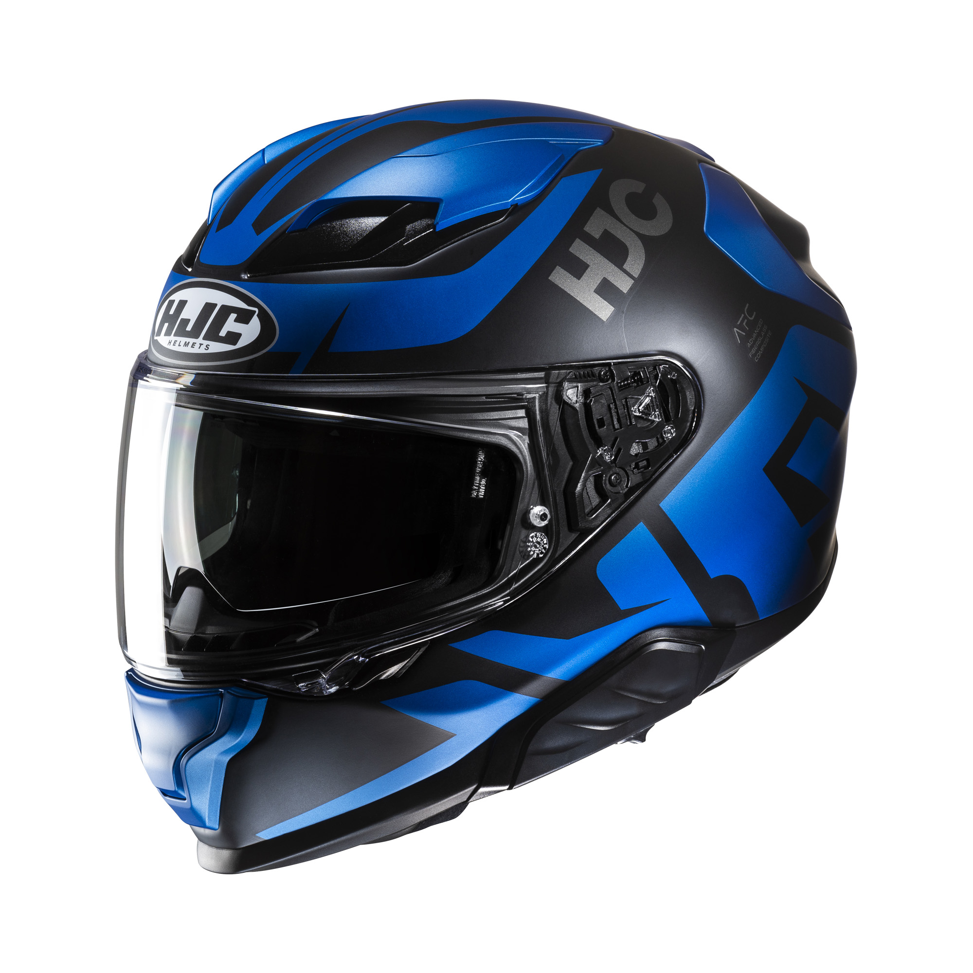 HJC F71 Bard Zwart - Blauw XS