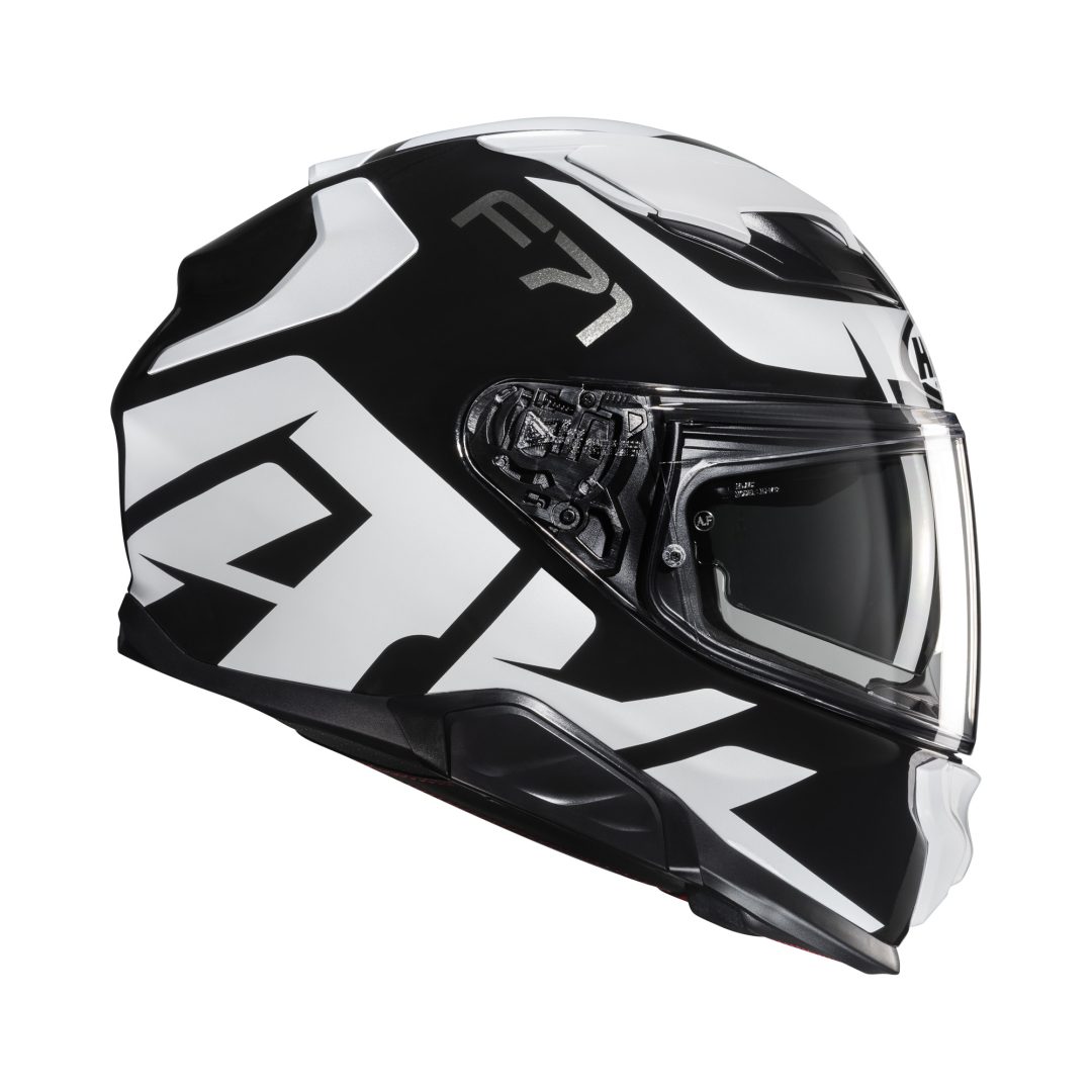 HJC F71 Bard Zwart - Wit XXL