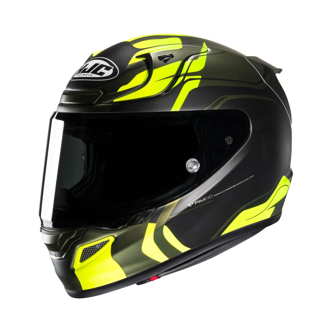 HJC RPHA 12 Lawin Zwart - Geel XXL