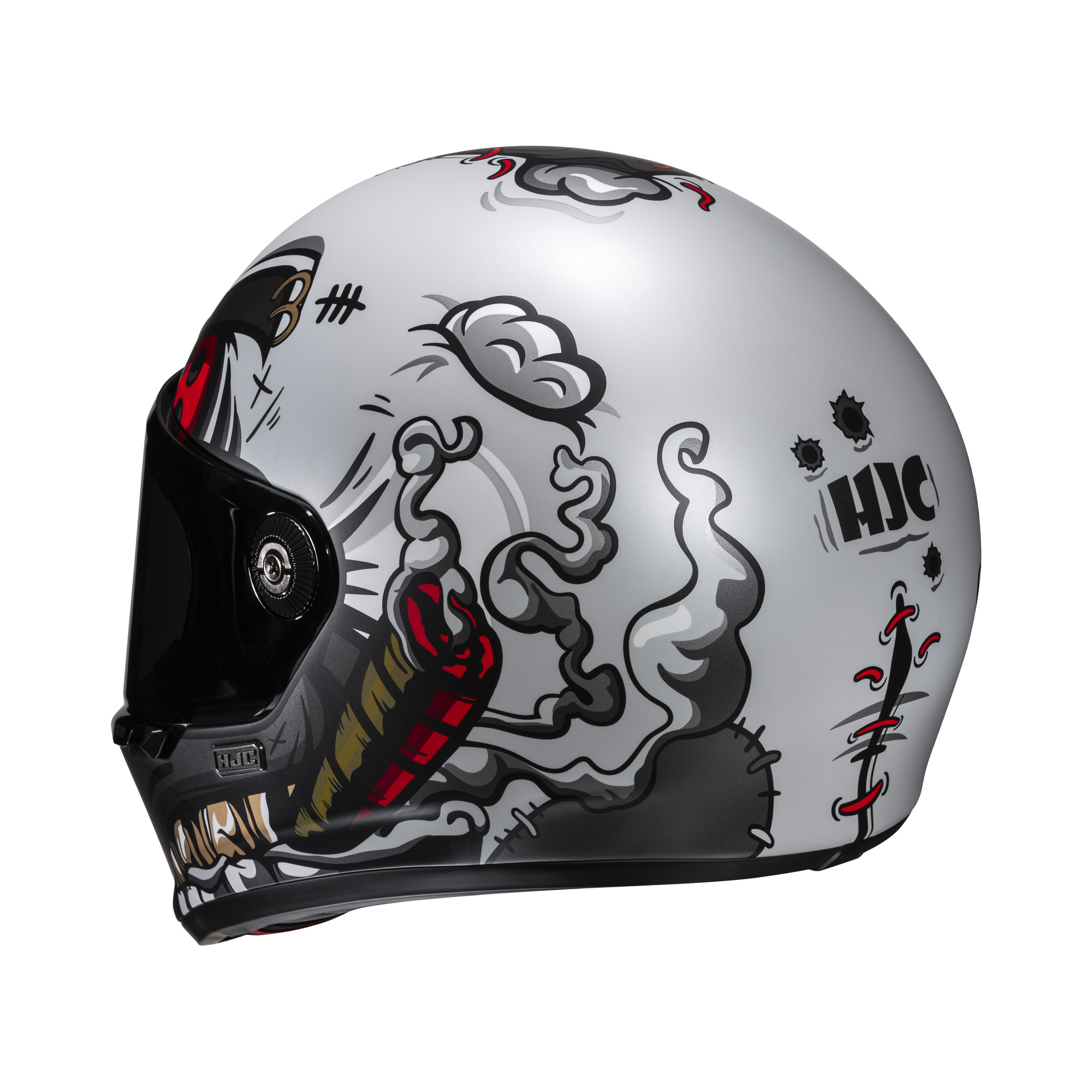 HJC V10 Vatt Wit - Grijs M - Afbeelding 2