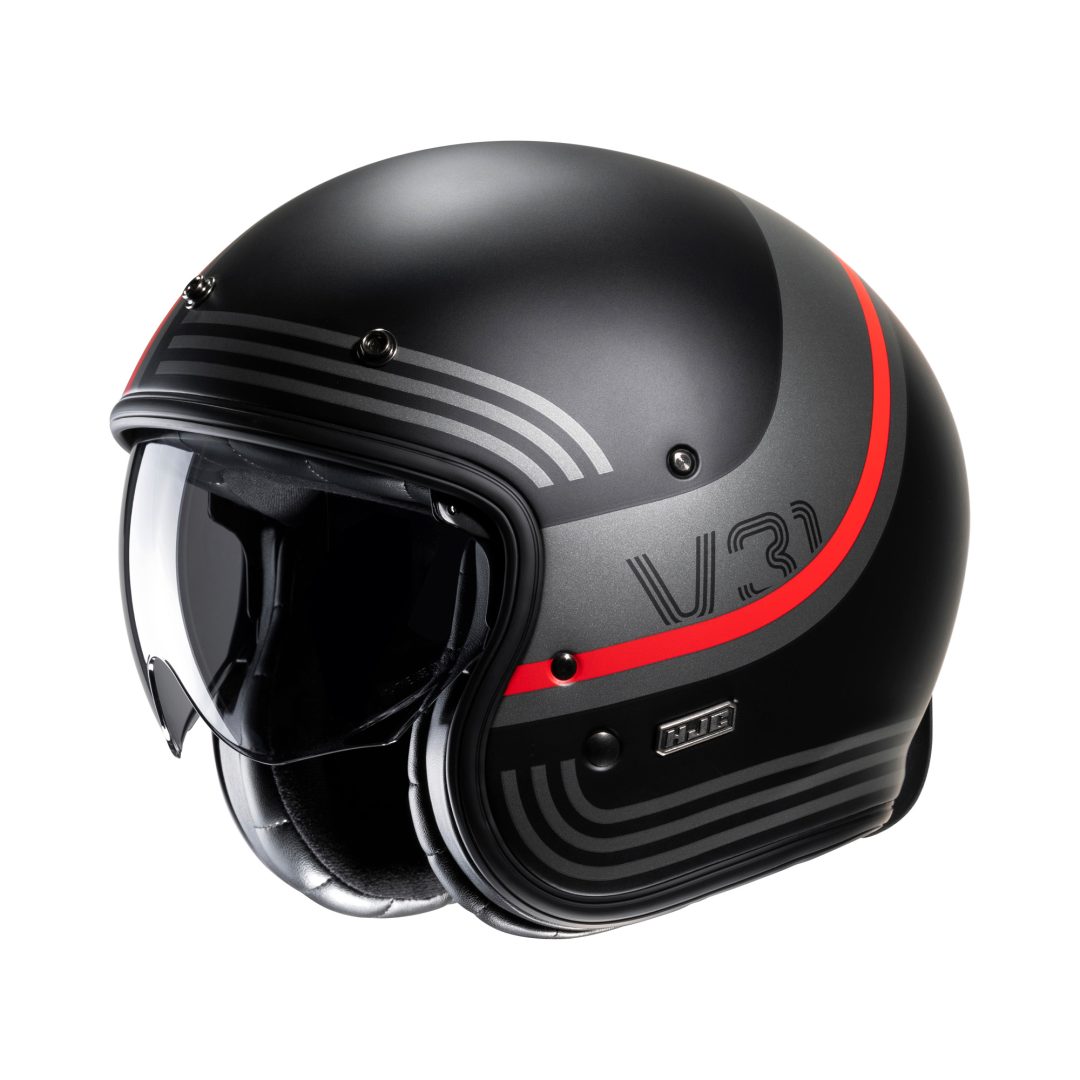 HJC V31 Byron Zwart / Rood XXL