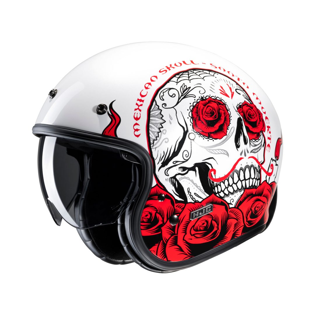 HJC V31 Desto Wit / Rood XXL