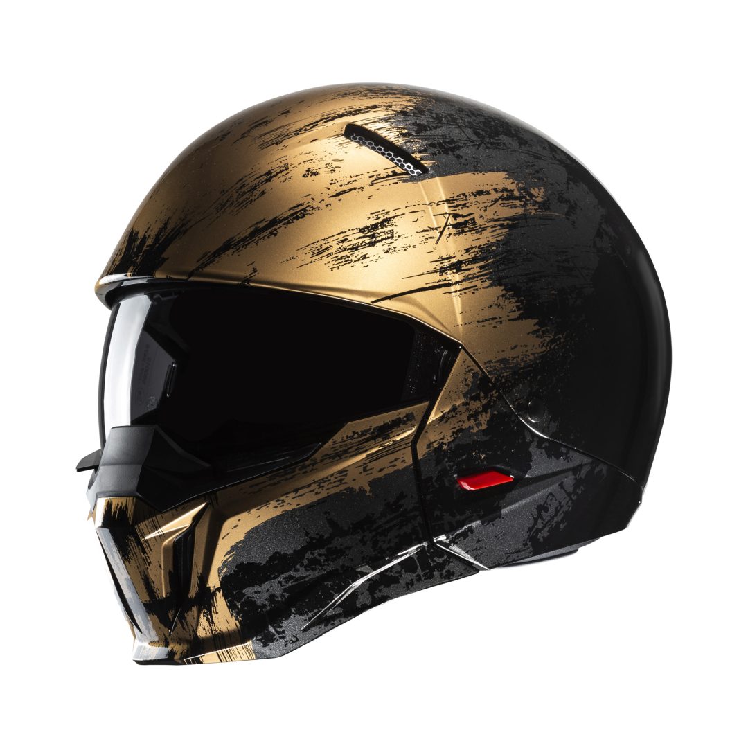 HJC i20 Furia Zwart - Bruin XXL