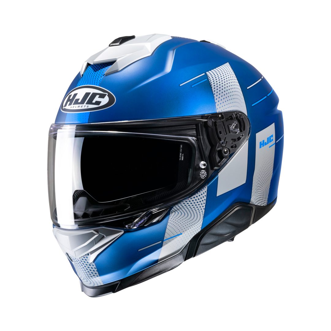 HJC i71 Peka Blauw - Grijs S