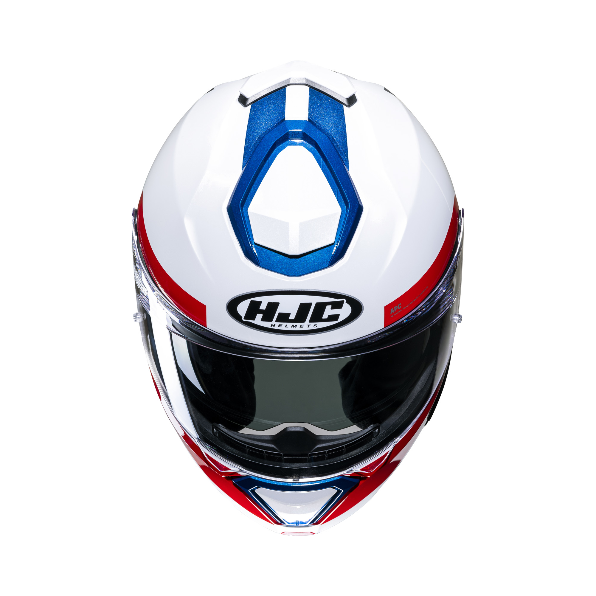 HJC i91 Bina Wit - Blauw XL - Afbeelding 3