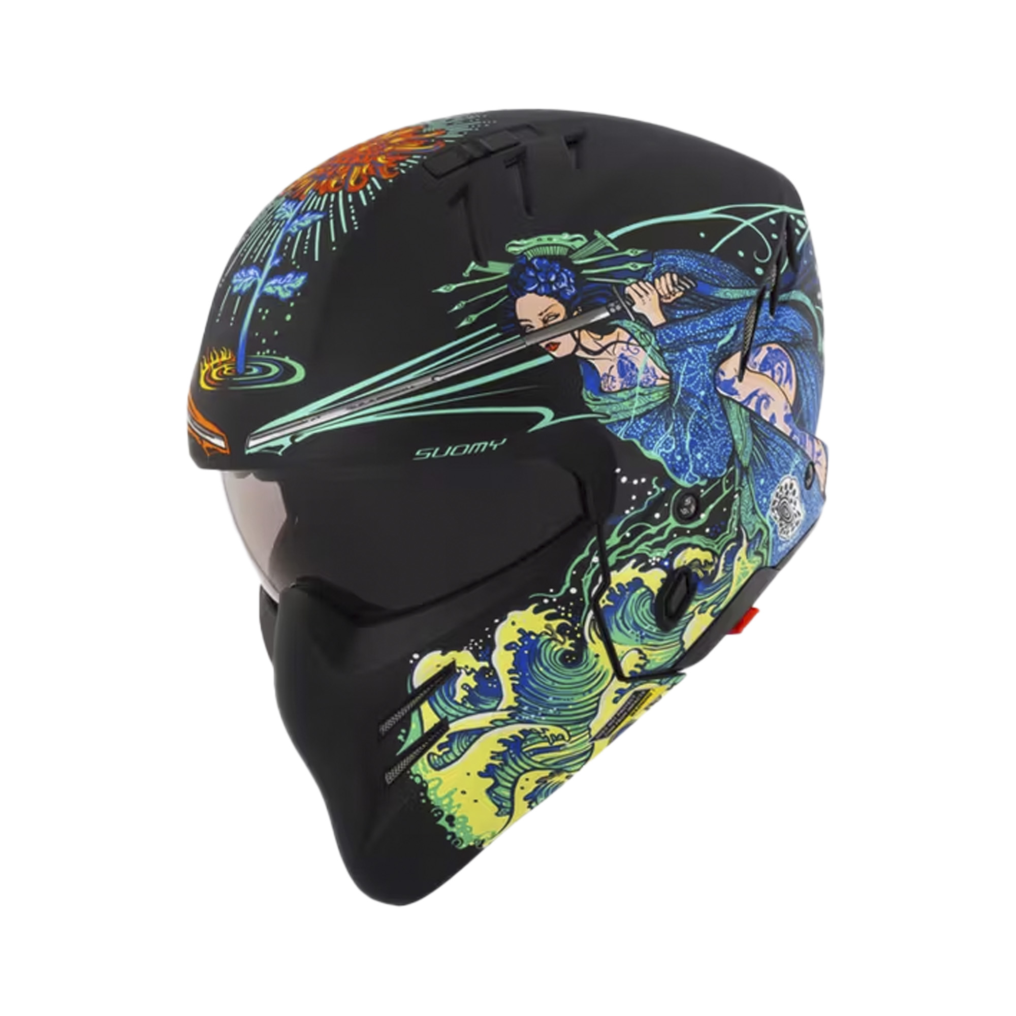 Suomy Armor Mizu Kasai Zwart - Blauw XS