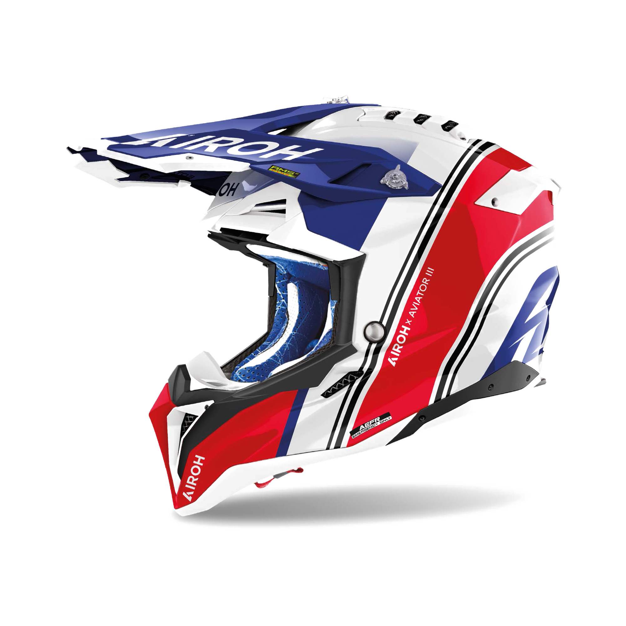 Airoh Aviator 3 Hima Rood / Wit S