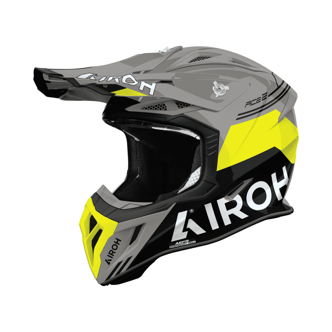 Airoh Aviator Ace 2 Fury Zwart / Geel XS