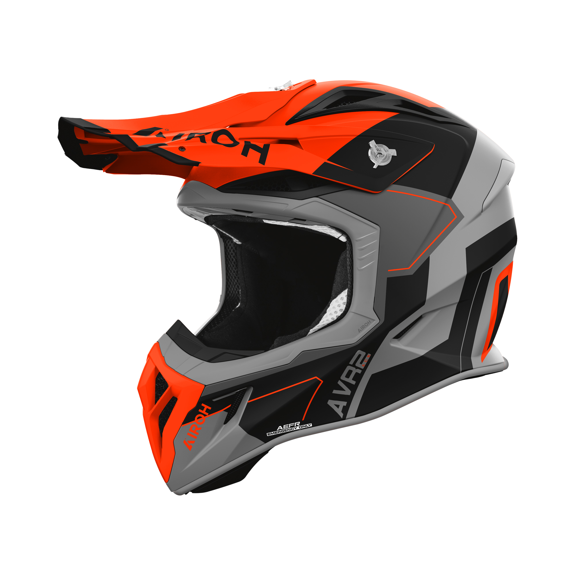 Airoh Aviator Ace 2 Shield Zwart / Oranje L