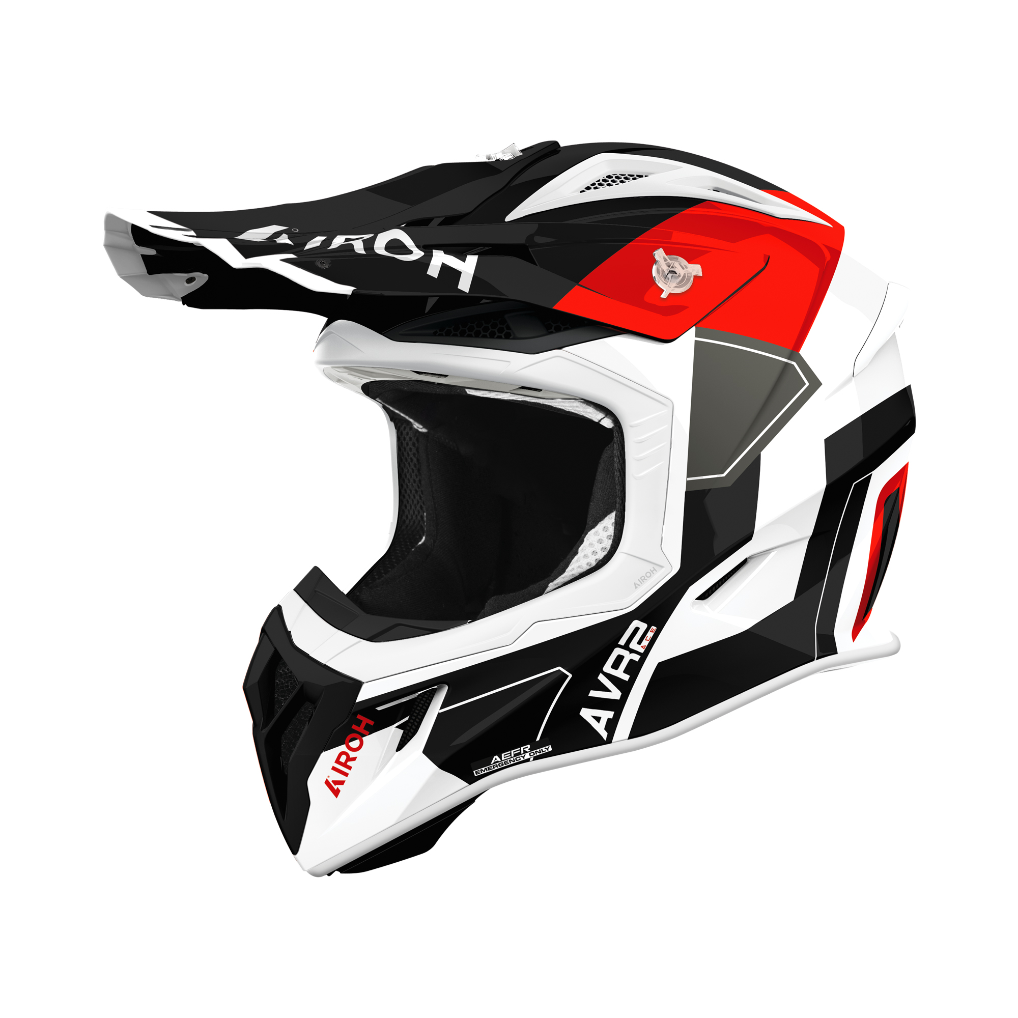 Airoh Aviator Ace 2 Shield Wit / Rood M