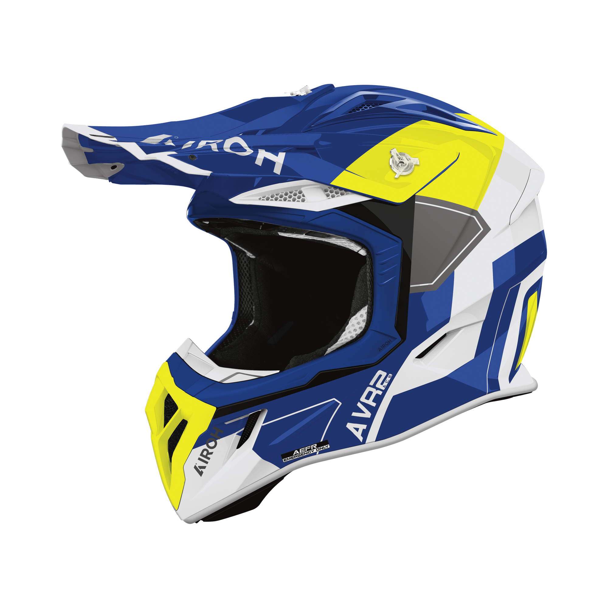 Airoh Aviator Ace 2 Shield Wit / Blauw M