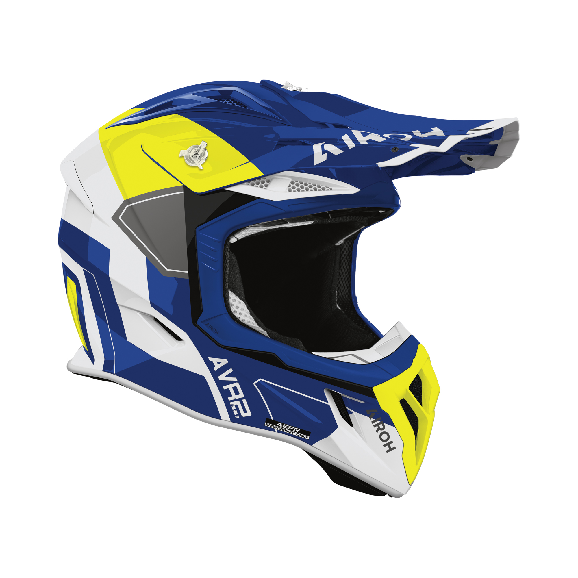 Airoh Aviator Ace 2 Shield Wit / Blauw M - Afbeelding 2