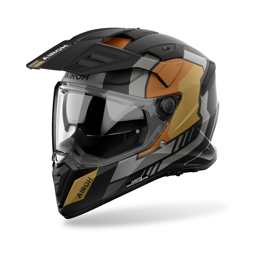 Airoh Bandit Horn Zwart - Goud XXL