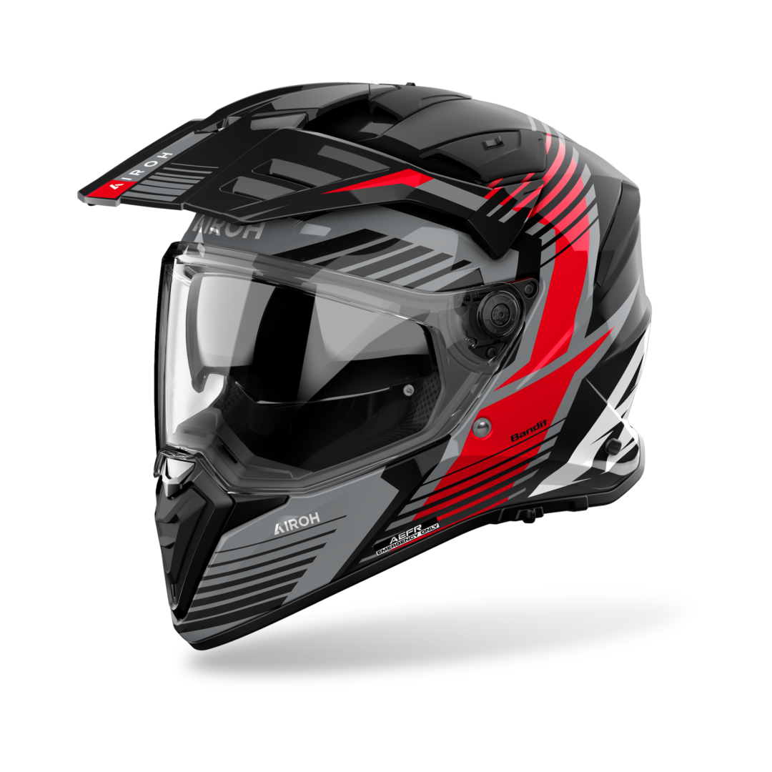 Airoh Bandit Spicy Zwart / Rood XL
