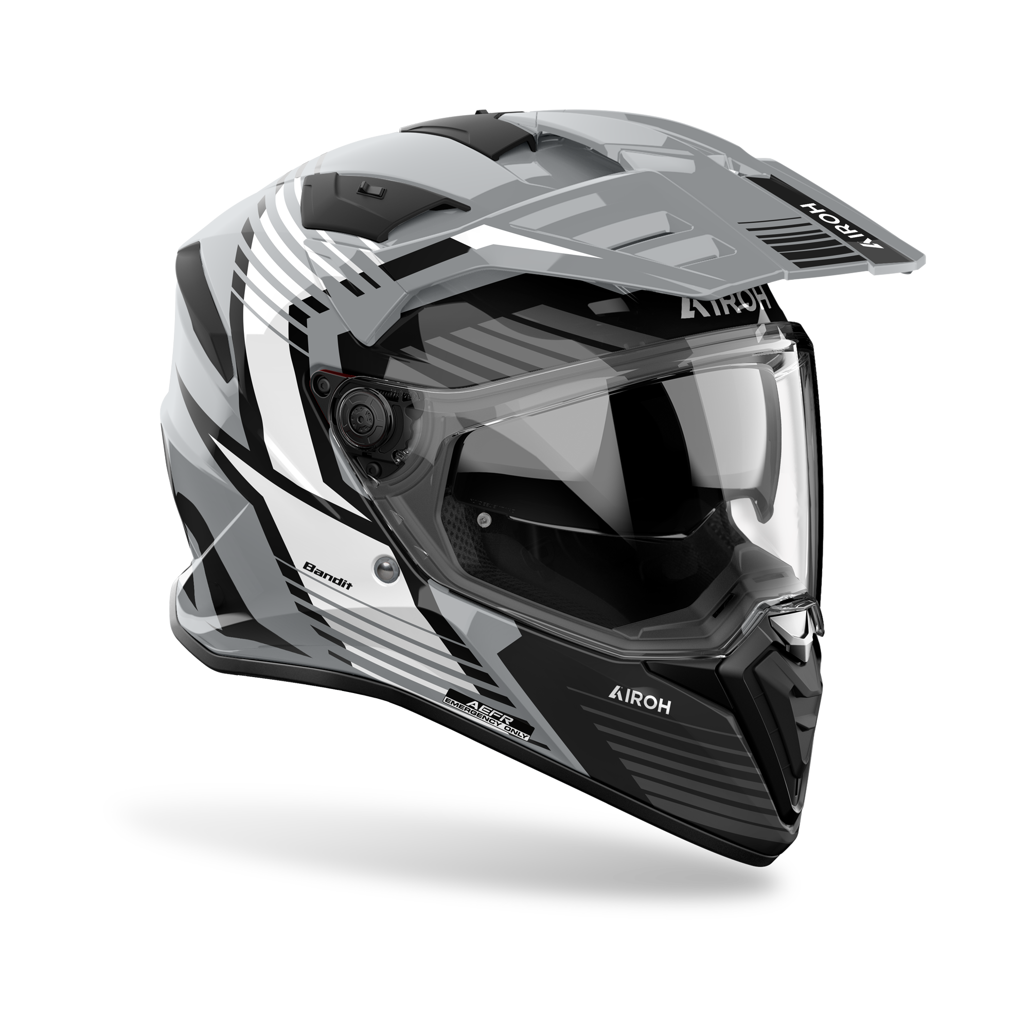 Airoh Bandit Spicy Grijs / Wit M - Afbeelding 2