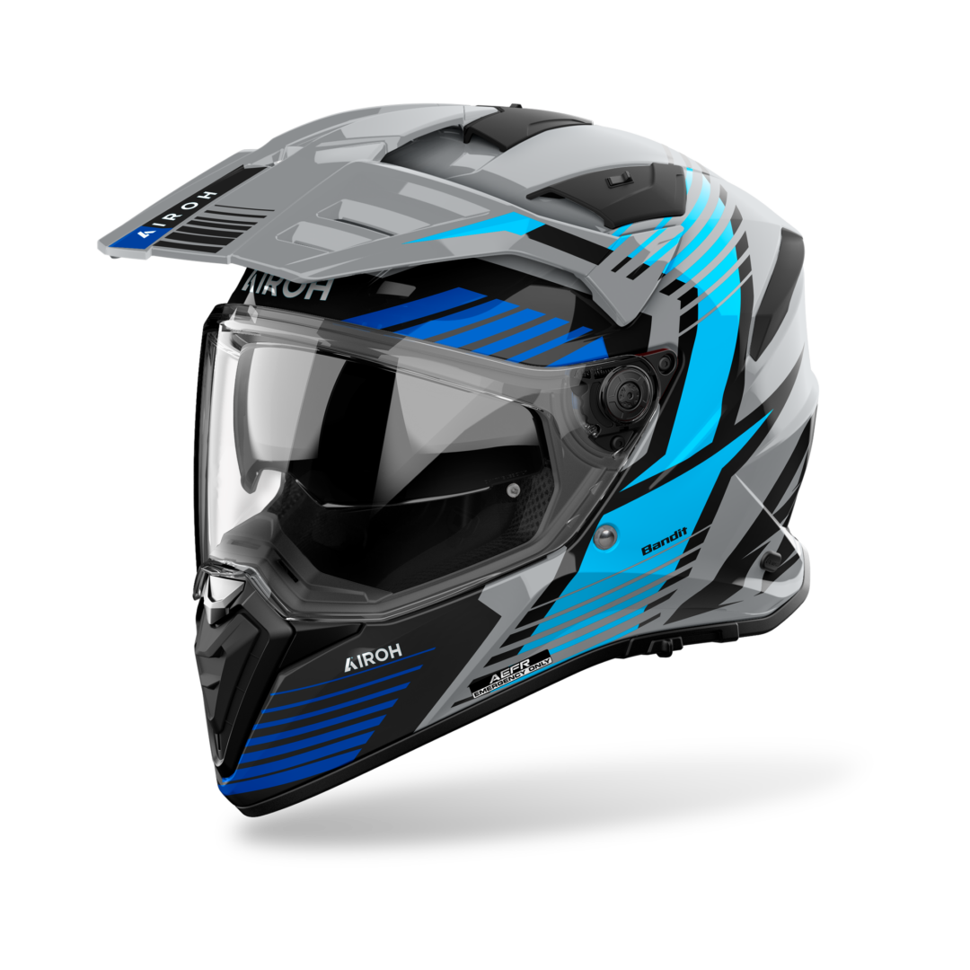 Airoh Bandit Spicy Grijs / Blauw S