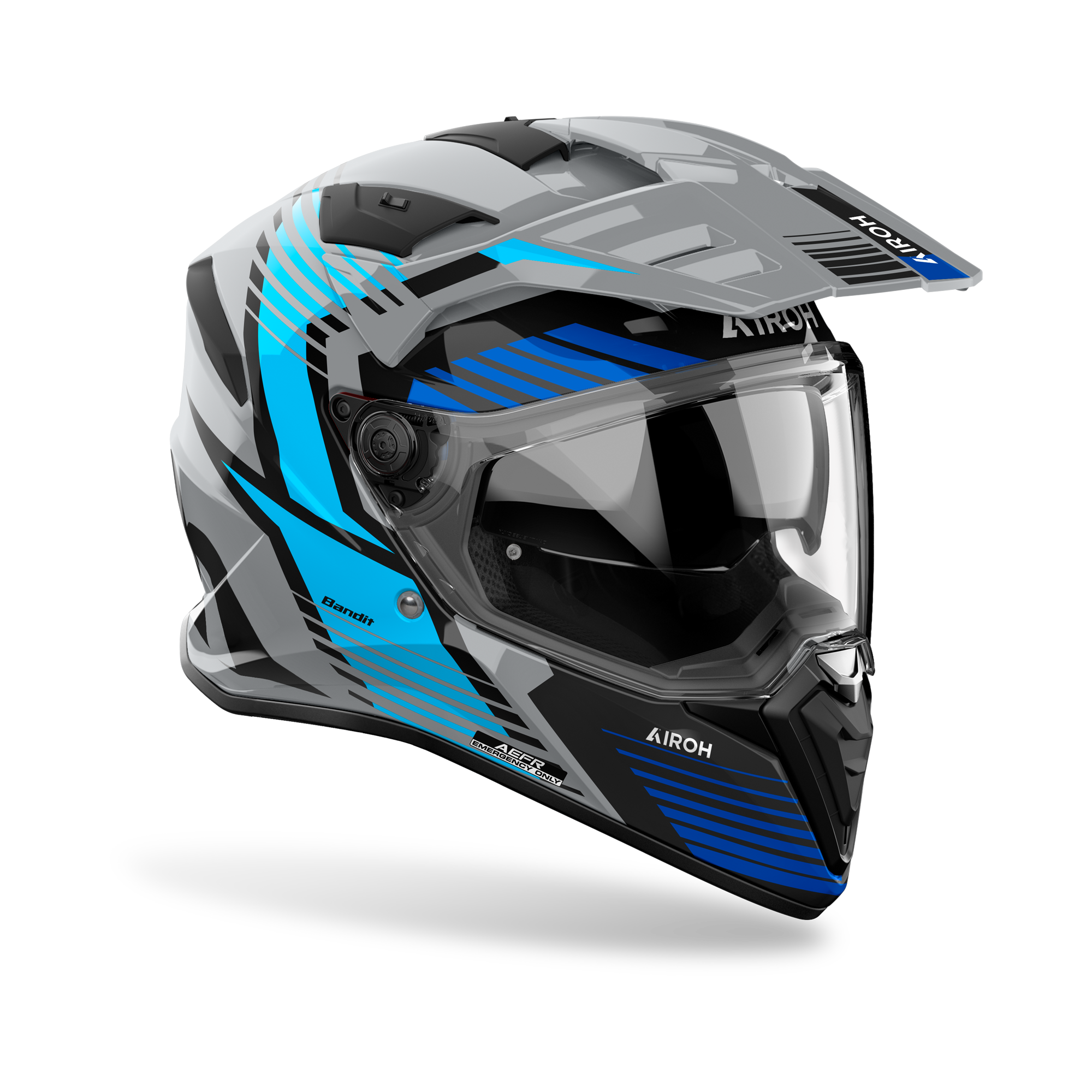 Airoh Bandit Spicy Grijs / Blauw S - Afbeelding 2