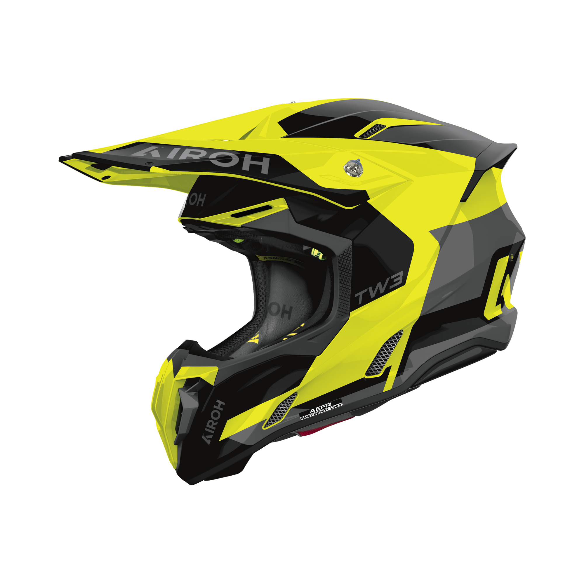 Airoh Twist 3 Fancy Geel / Zwart XXL