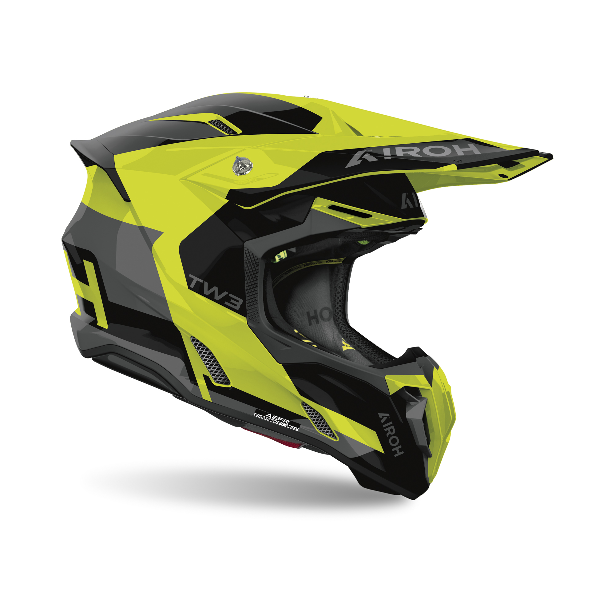 Airoh Twist 3 Fancy Geel / Zwart XXL - Afbeelding 2