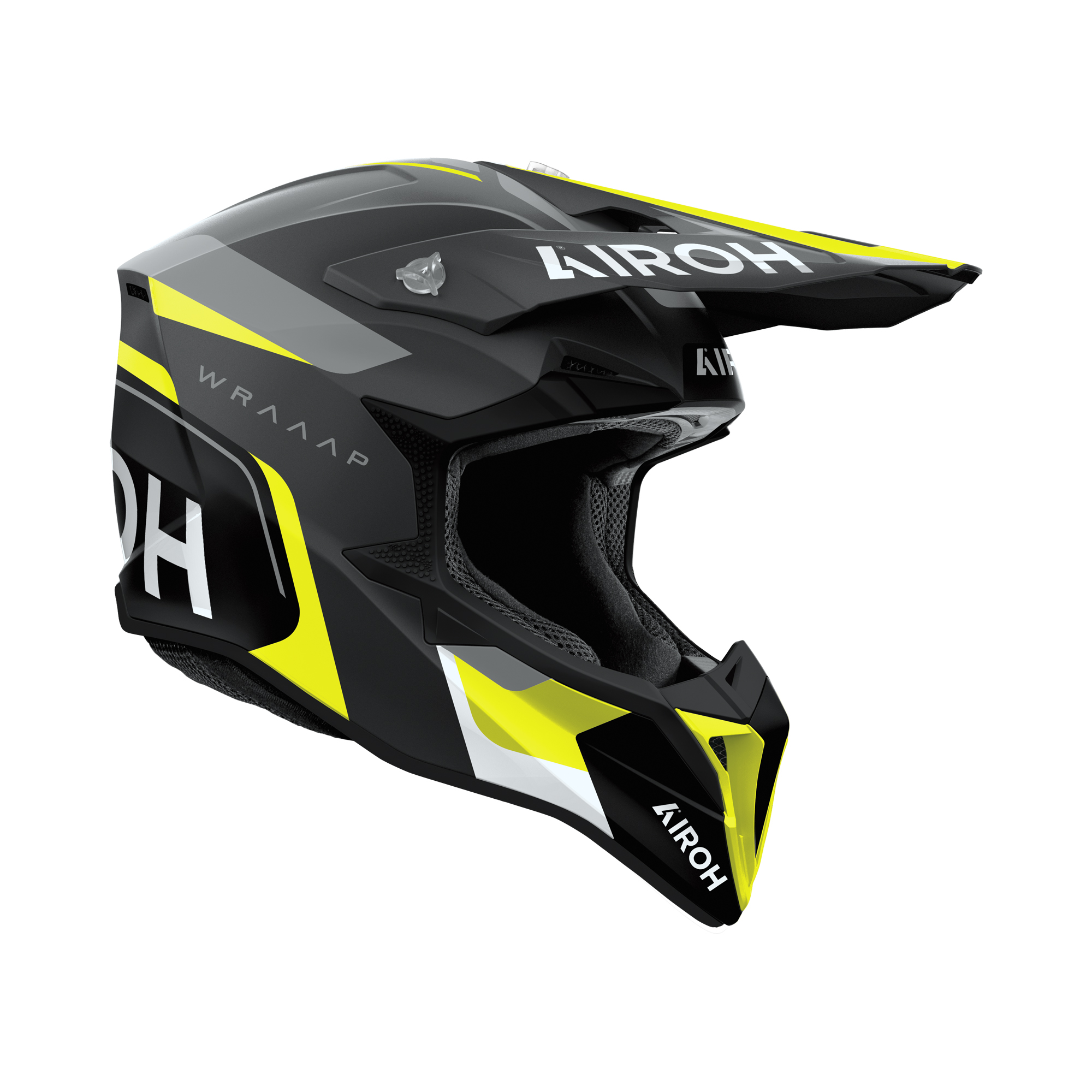 Airoh Wraaap Conquer Zwart / Geel L - Afbeelding 2