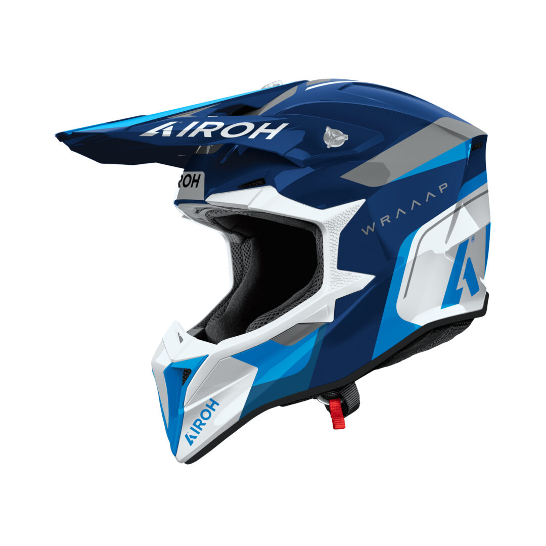 Airoh Wraaap Conquer Zwart / Blauw XL