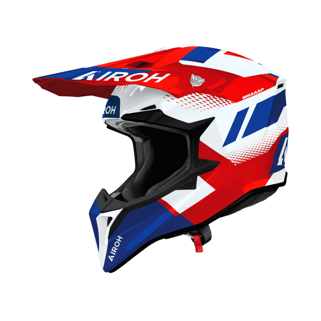 Airoh Wraaap Vision Wit / Rood M