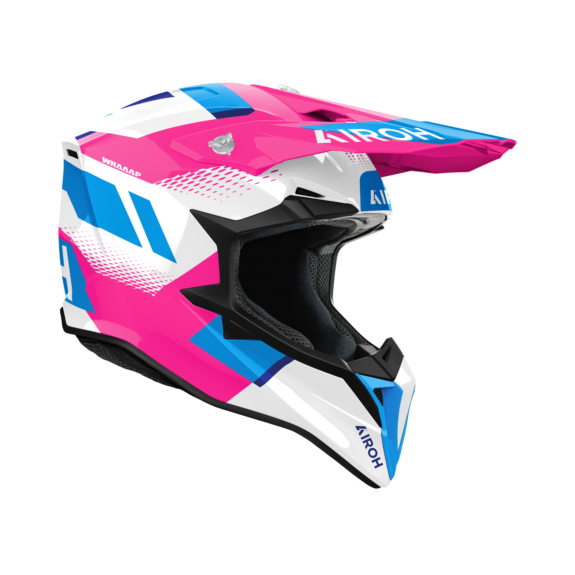 Airoh Wraaap Vision Wit / Roze M - Afbeelding 2