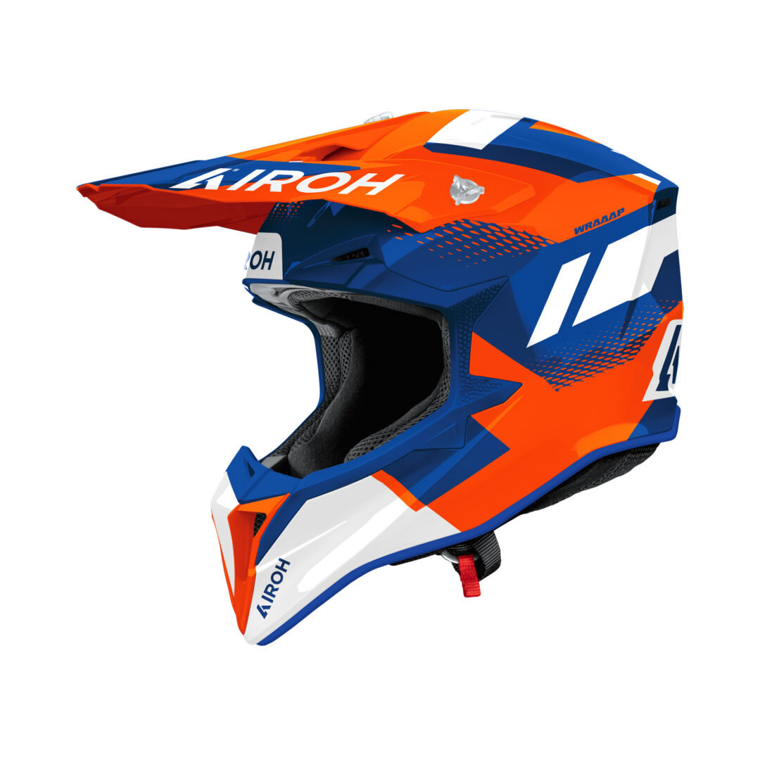 Airoh Wraaap Vision Blauw / Oranje S