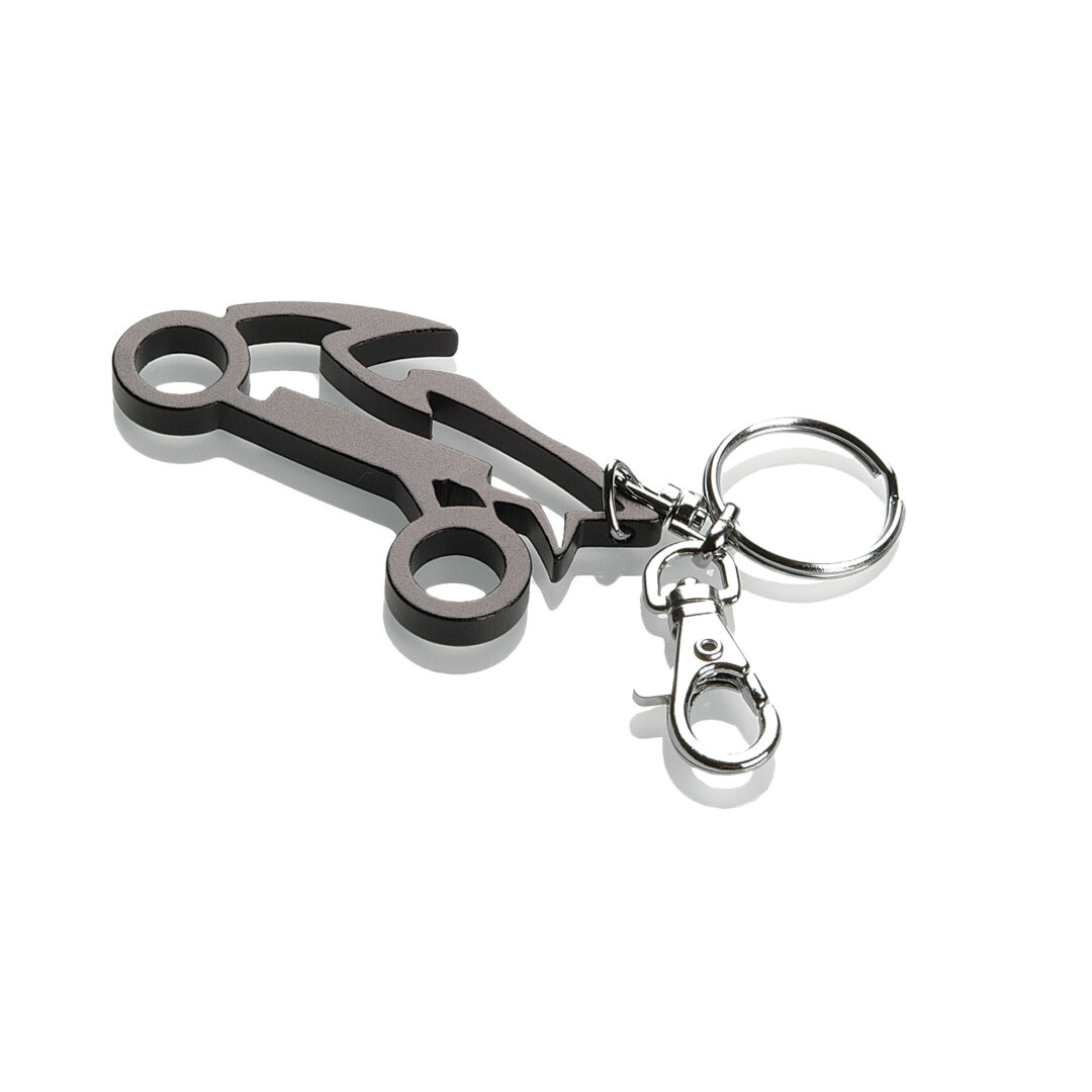 Booster Keychain Motorcycle Zwart