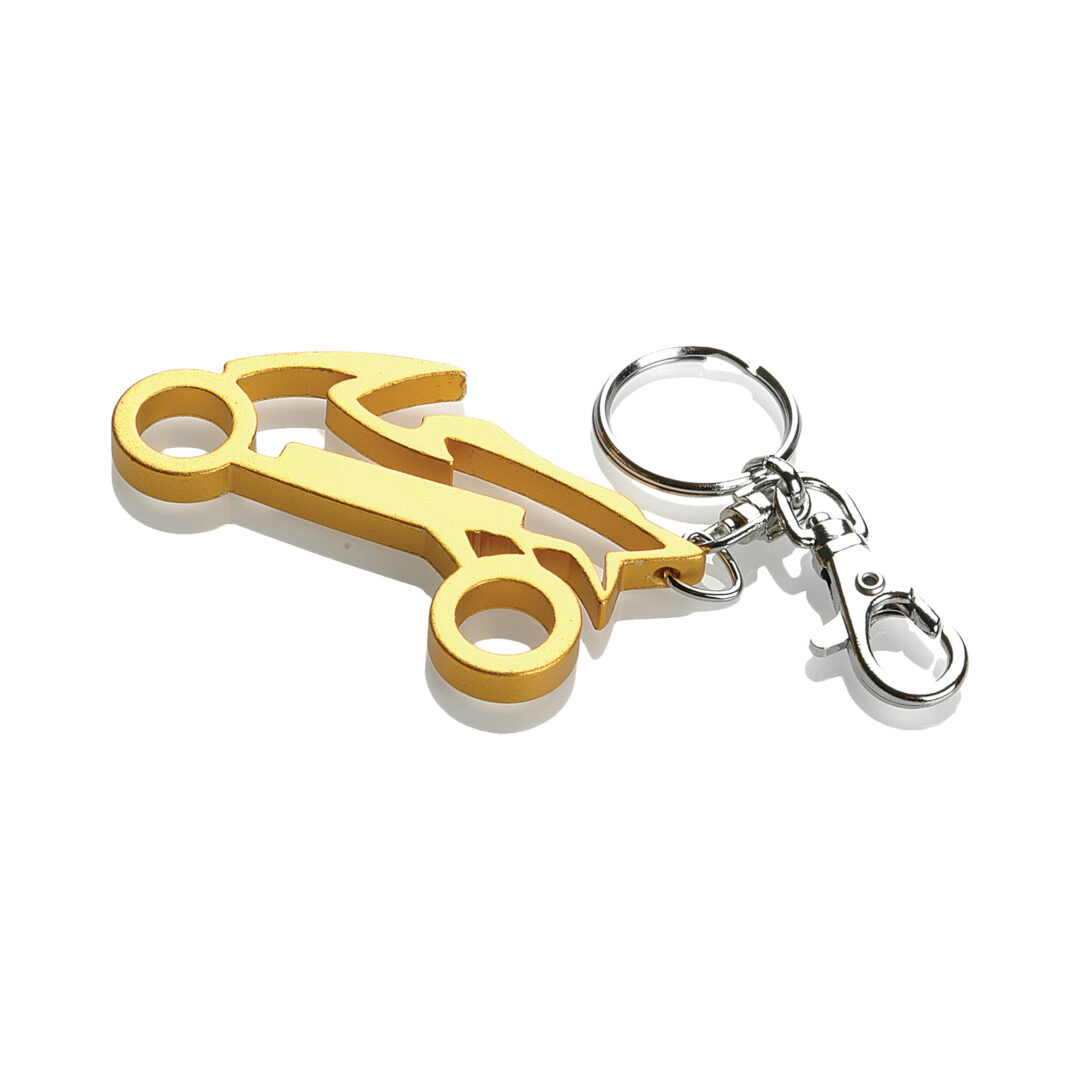 Booster Keychain Motorcycle Goud