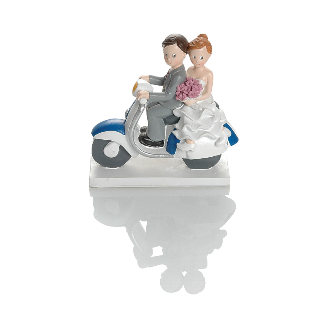 Huwelijksbeeldje Scooter M/W/15