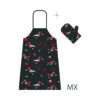 Booster Apron and oven mitt MX
