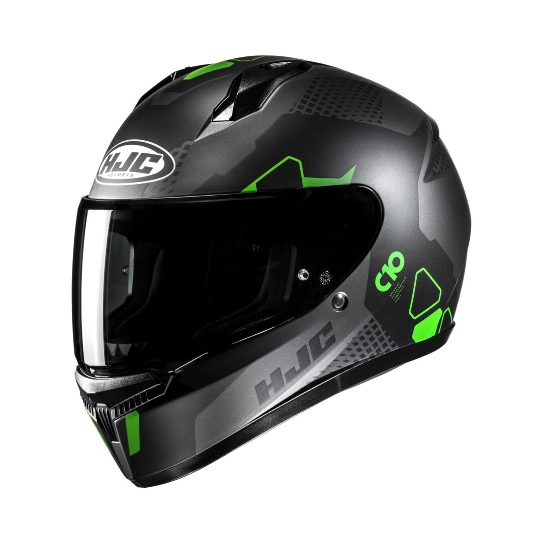 HJC C10 Aspa Grijs / Groen S